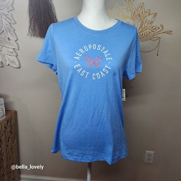 🏖 NWT Aeropostale Woman's XL  Short Sleeve T Shirt - Picture 1 of 4